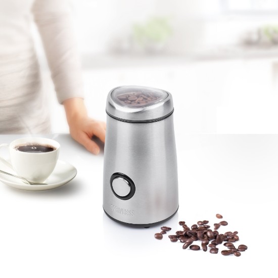 Macinacaffè elettrico Deluxe, 150 W, 50 g, colore Silver - Princess