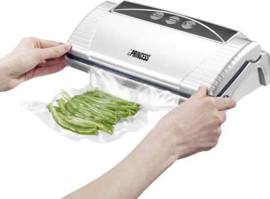 Vacuum sealing appliance, 110 W, 85 kPa, Silver colour - Princess