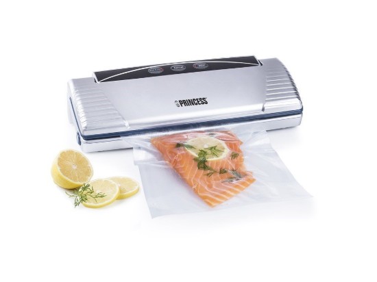 Vacuum sealing appliance, 110 W, 85 kPa, Silver colour - Princess