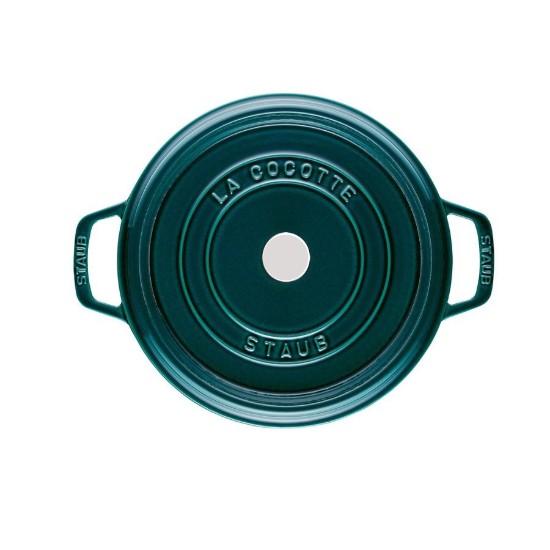Cocotte cooking pot, cast iron, 26cm/5,25L, La Mer - Staub