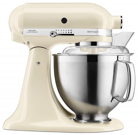 Kantelbare keukenmixer, 4.8L, Model 185, Artisan, Almond Cream - KitchenAid