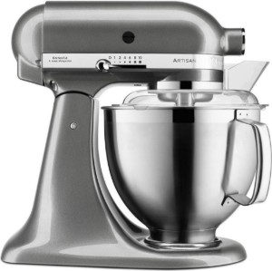 Kantelbare keukenmixer, 4.8L, Model 185, Artisan, Medallion Silver - KitchenAid