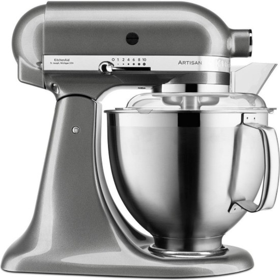 Kantelbare keukenmixer, 4.8L, Model 185, Artisan, Medallion Silver - KitchenAid