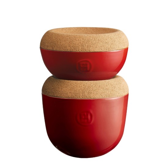 Pentola per aglio, ceramica, 14,5 cm, Burgundy - Emile Henry