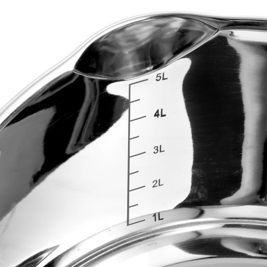 Set pentole in acciaio inox, 8 pezzi - Zokura
