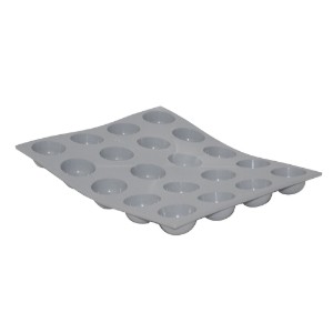 Stampo da forno per mini-torte, 20 pezzi, 21 x 17,6 cm - marchio "de Buyer"