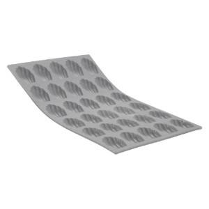 Stampo in silicone per mini madeleine, 30 pezzi, 30 x 17,6 cm - marchio "de Buyer"