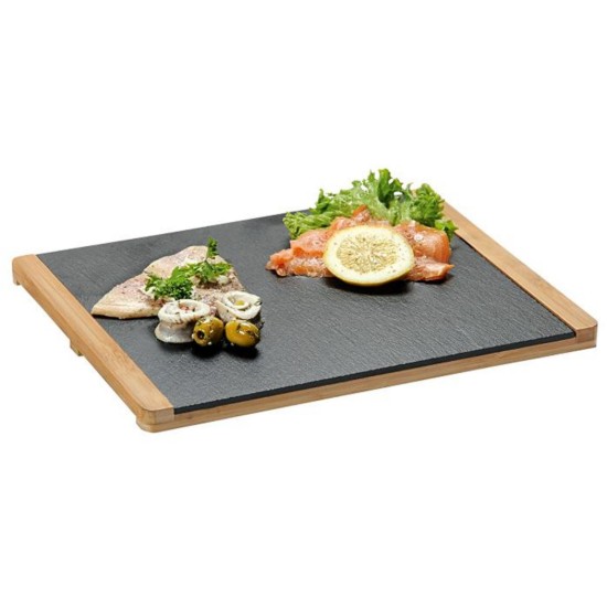 Serving platter, 34 x 26 cm, slate - Kesper