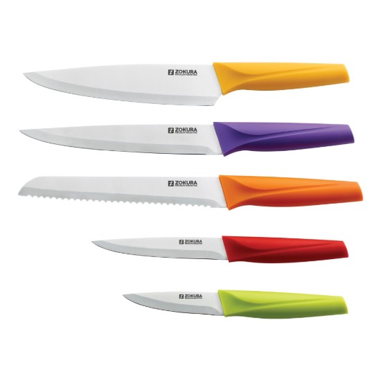 6-piece knife set, stainless steel - Zokura