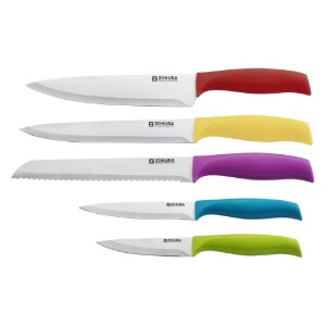 5-knife set with holder - Zokura