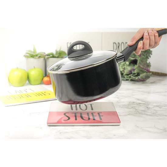 Supporto quadrato per servire il cibo, 20 cm, Rosa - di Kitchen Craft