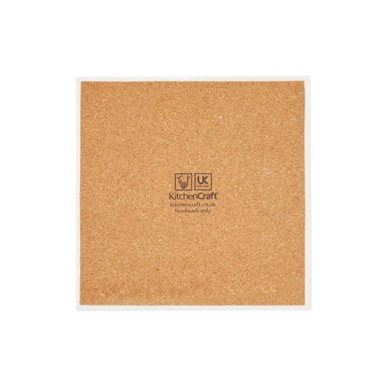 Supporto quadrato per servire il cibo, 20 cm, Rosa - di Kitchen Craft