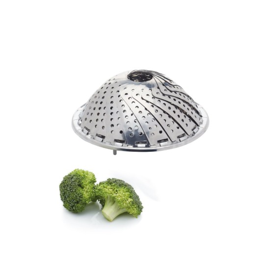 Adjustable basket for steam cooking, 23 cm, stainless steel - by Kitchen Craft