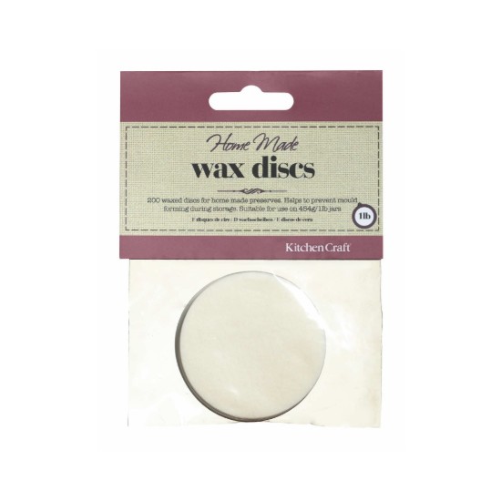 Dischi di cera per sigillare 200 pezzi, 6 cm - di Kitchen Craft