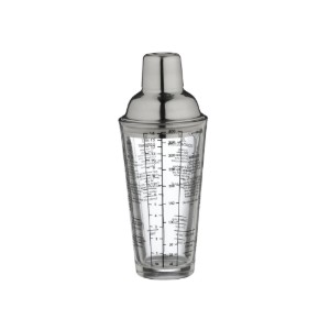 Shaker per cocktail "Aperiti", 400 ml in vetro - Grunwerg