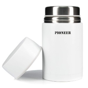 "Pioneer" thermisch isolerende container voor soep, 1 l, Wit - Grunwerg