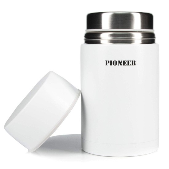 "Pioneer" thermisch isolerende container voor soep, 1 l, Wit - Grunwerg