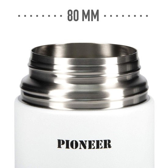 "Pioneer" thermisch isolerende container voor soep, 1 l, Wit - Grunwerg