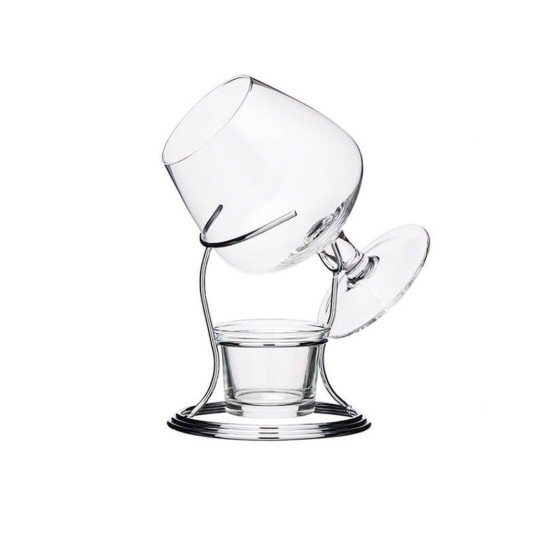 Halter mit Cognacglas, 350 ml, aus Glas - Kitchen Craft