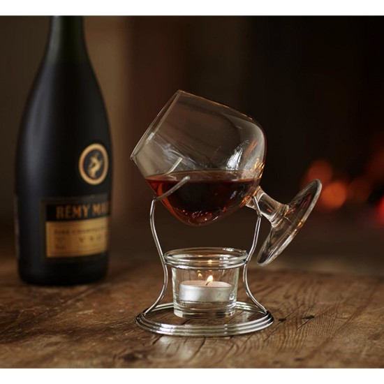 Halter mit Cognacglas, 350 ml, aus Glas - Kitchen Craft