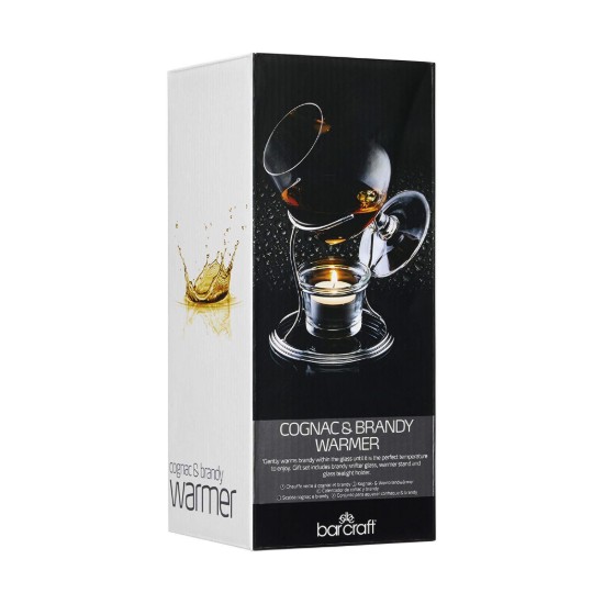 Halter mit Cognacglas, 350 ml, aus Glas - Kitchen Craft