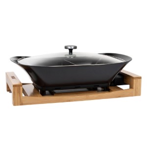 "Pure" multifunctionele elektrische koekenpan, 1600 W, Zwarte kleur - Princess