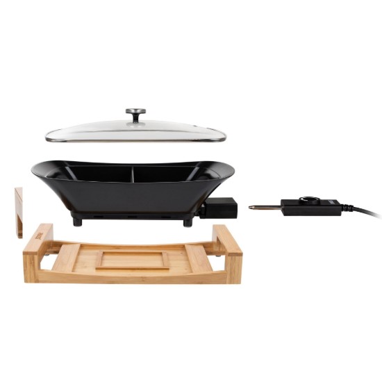 Padella Elettrica Multifunzionale "Pure", 1600 W, Colore Nero - Princess