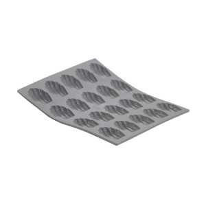 Siliconen mal voor mini madlene, 20 stuks, 21 x 17,6 cm - merk "de Buyer"