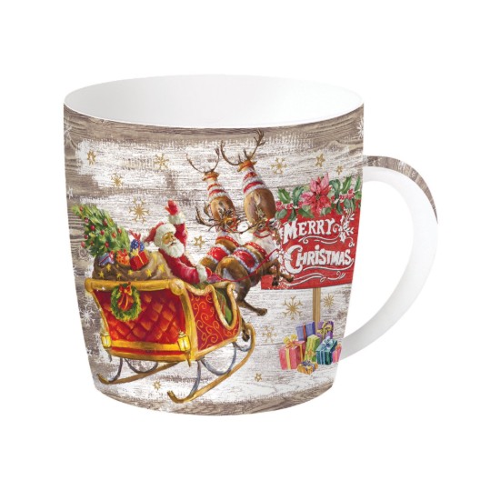 Porseleinen mok, 350 ml, "Christmas Time" - Easy Life