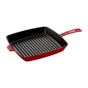 Bistecchiera quadrata, ghisa, 30 cm, "Cherry" - Staub