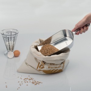 Measuring scoop, 1100 ml, aluminum - Westmark