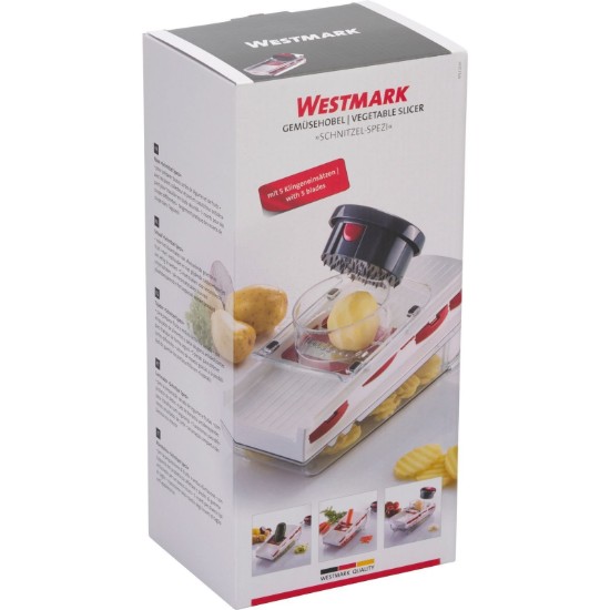 Multifunctionele rasp, met 5 messen - Westmark