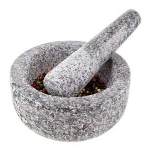 Vijzel en stamper, gemaakt van graniet, 13 cm - Westmark