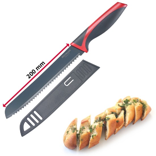 Coltello per pane, acciaio inossidabile, 19 cm - Westmark