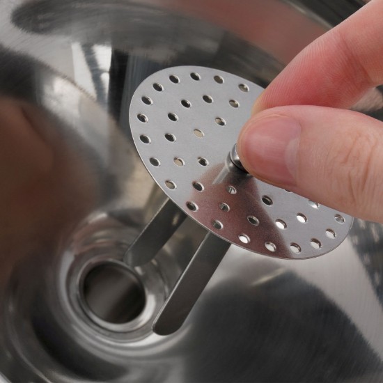 Rvs trechter met filter, 13 cm - Westmark