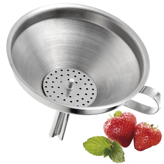 Rvs trechter met filter, 13 cm - Westmark
