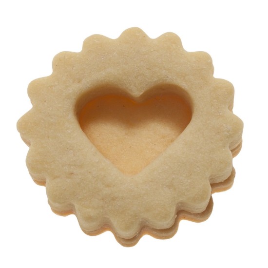 Heart-shaped Linzer biscuit cutter, 5 cm - Westmark 