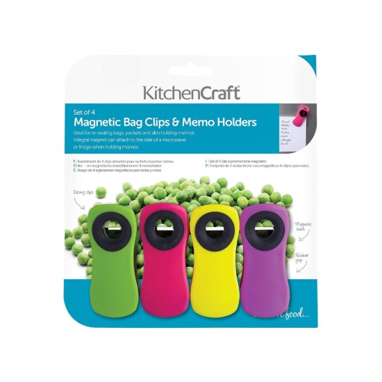 Set Memo Magnetische Clips - door Kitchen Craft