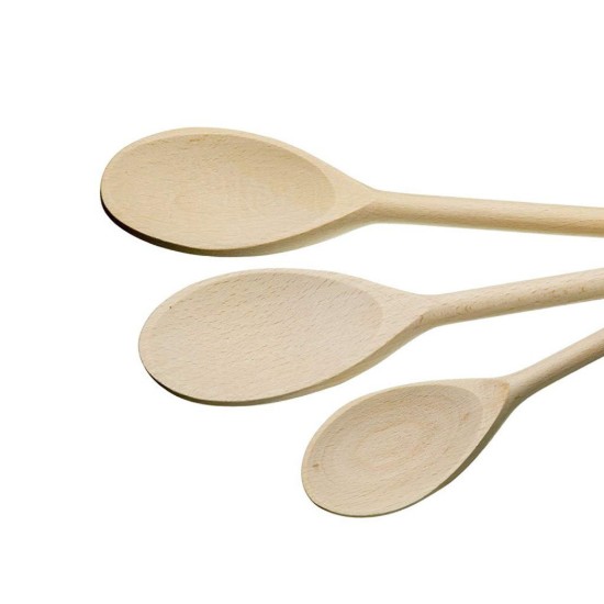 Set van 3 houten lepels - door Kitchen Craft
