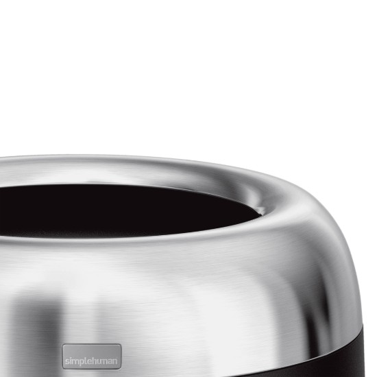 Pattumiera semirotonda, con 2 scomparti, 66 L - simplehuman
