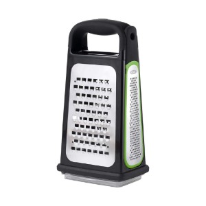 Multipurpose grater, stainless steel, with container - OXO