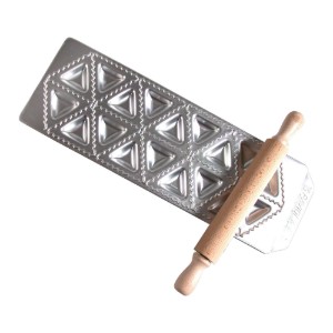 Stampo per la preparazione di 18 Tortelli Classici + Mattarello - Imperia