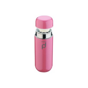 Thermisch geïsoleerde fles, 200 ml, roestvrij staal, "DrinkPod", roze - Grunwerg
