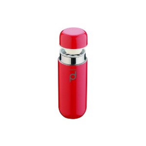 Thermisch geïsoleerde fles, roestvrij staal, 200 ml, "DrinkPod", rood - Grunwerg