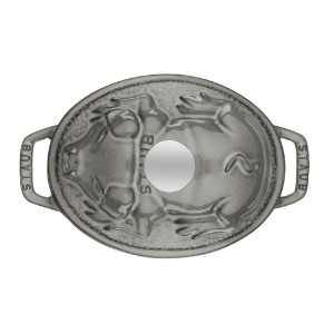 "Cocotte cochon" cooking pot, cast iron, 17cm/1L, Graphite Grey - Staub