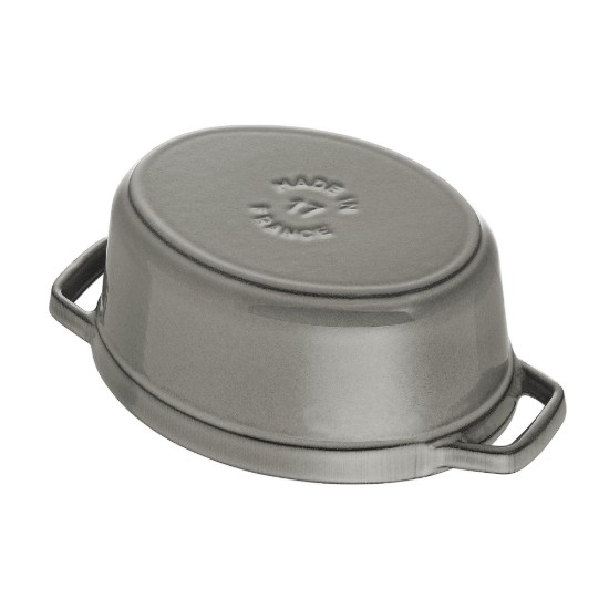 Kookpot "Cocotte cochon", gietijzer, 17cm/1L, Graphite Grey - Staub