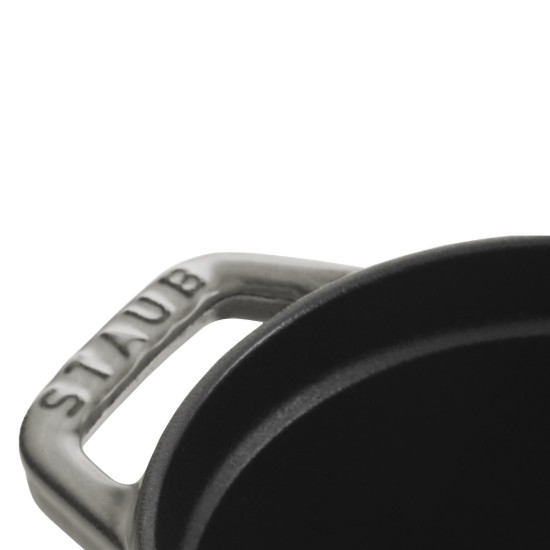 Kookpot "Cocotte cochon", gietijzer, 17cm/1L, Graphite Grey - Staub