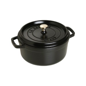 Pentola in ghisa Cocotte, 24 cm/3,8L, Black - Staub 