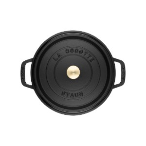 Pentola in ghisa Cocotte, 24 cm/3,8L, Black - Staub 