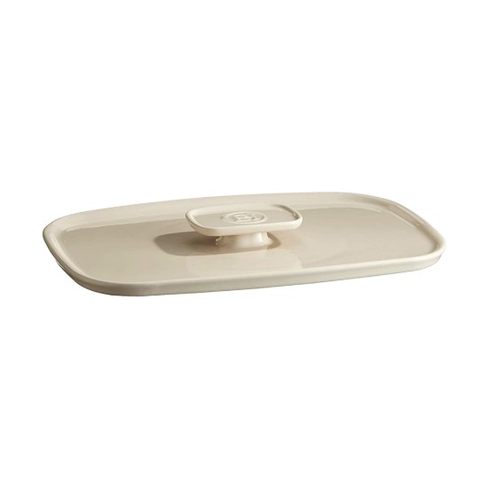 Deksel voor ovenschaal 9652, keramiek, 30,5 x 22 cm, 'Clay' - Emile Henry